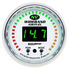 Autometer Gauge, Air/Fuel Ratio-Pro, 2 1/16", 10:1-20:1, Digital W/ Peak & Warn, Nv