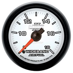 Autometer Gauge, Air/Fuel Ratio-Wideband, Analog, 2 1/16", 8:1-18:1, Stpr Mtr, Phantom Ii