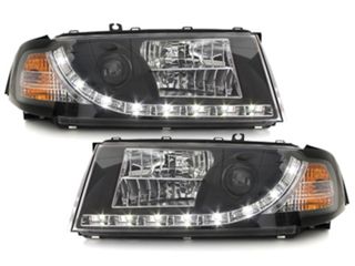 ΦΑΝΑΡΙΑ ΕΜΠΡΟΣ SKODA Octavia I 2000-2004 LED DRL Optic Black