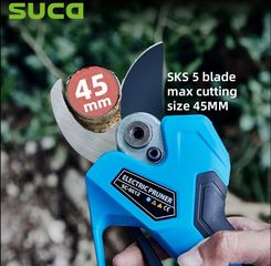 Ηλεκτρικό ψαλίδι κλαδέματος SC-8612 Pro 45mm με 2 μπαταρίες, βαλίτσα, φορτιστής, καλώδιο, θήκη-thumb-3