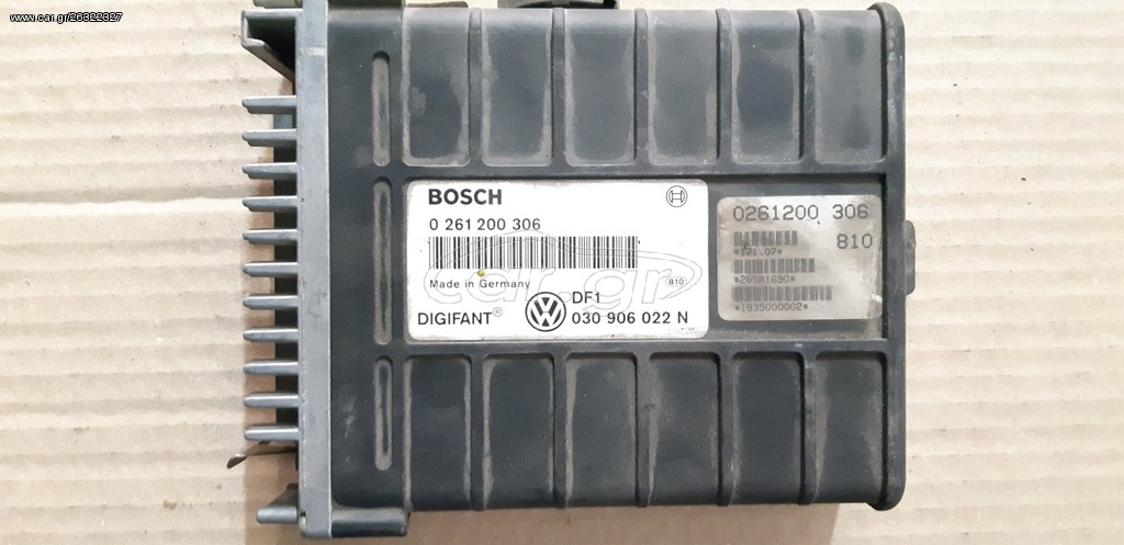 ΕΓΚΕΦΑΛΟΣ VW POLO 1.3, BOSCH 0 261 200 306, 0261200306, 030 906 022 N, 030906022N