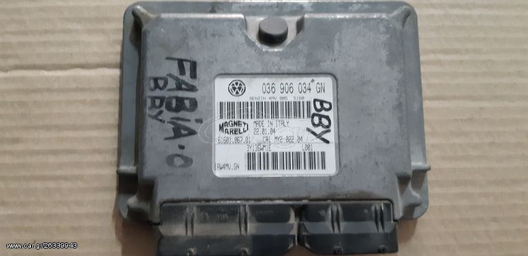 ΕΓΚΕΦΑΛΟΣ SKODA FABIA 00-07 1.4, BBY, 036906034GN, IAW4MV.GN, 036 906 034 GN, 61601.067.01