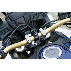 Usb-Fix Tube, 12/24V Usb charger with handlebar fixing and fork connectors - Fast Charge - 2400 mA - 12/24V