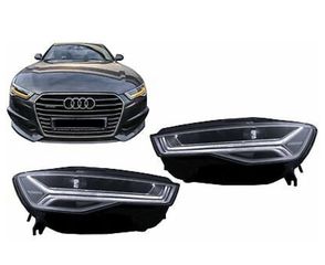 ΦΑΝΑΡΙΑ ΕΜΠΡΟΣ Full LED Audi A6 4G C7 (2011-2018) Facelift Matrix Design Sequential Dynamic Turning Lights