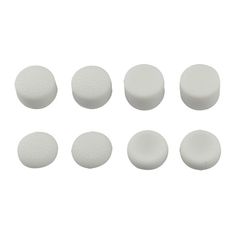 Analog Controller Thumb Stick Silicone Grip Cap Cover 8X White Ornate - PS4 Controller