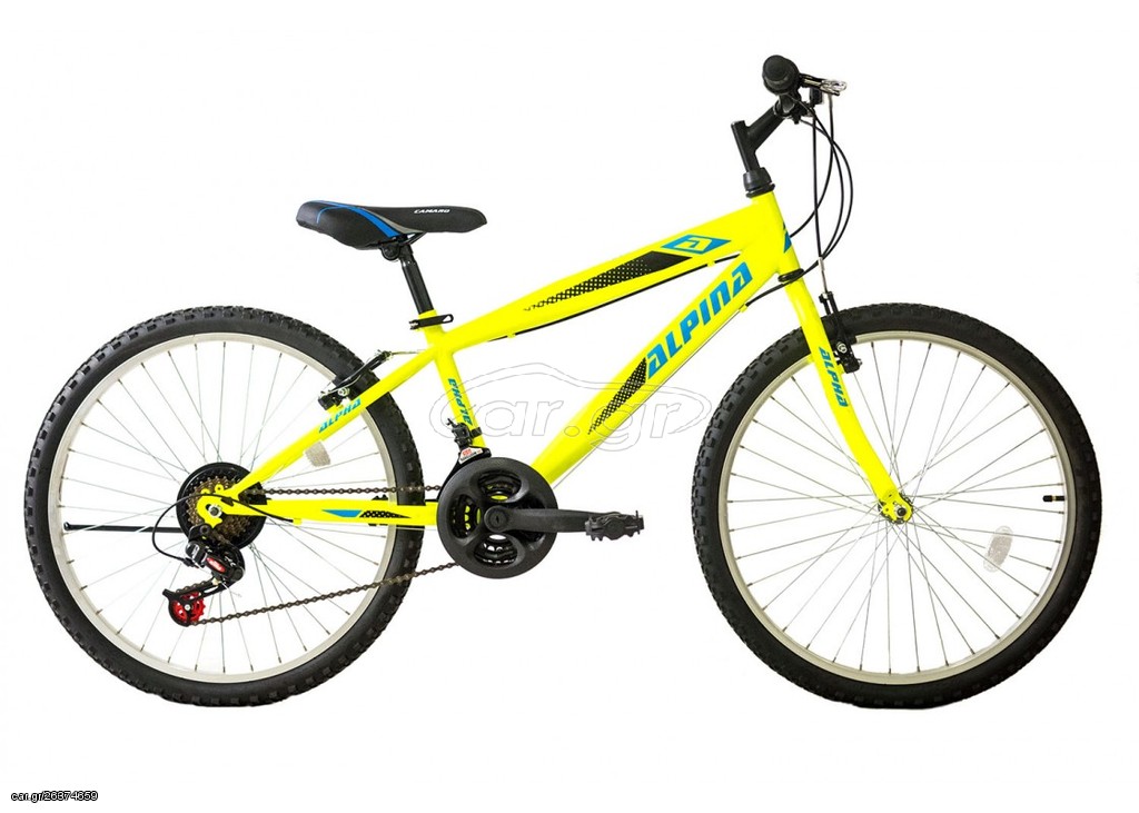 All - Mountain Alpina 2026 ΠΟΔΗΛΑΤΟ Alpina Alpha MTB 26x14.5 Κίτρινο-Μπλε