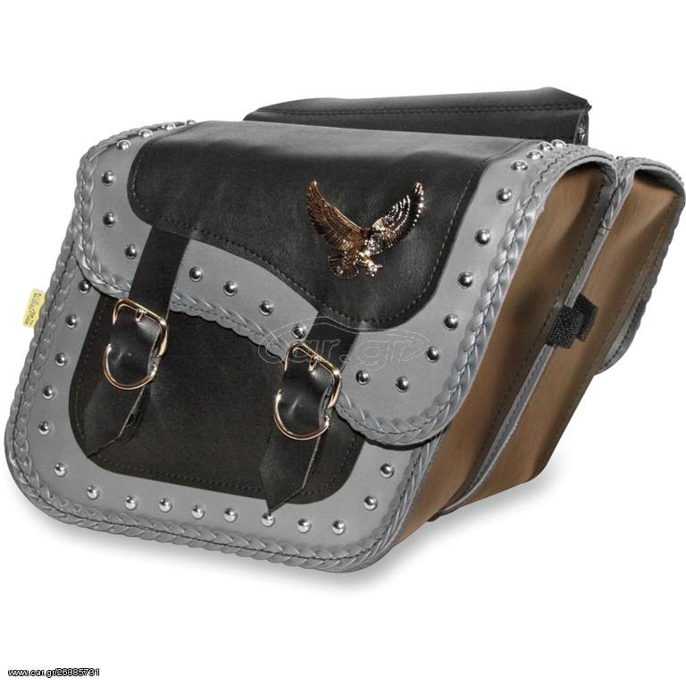 ΒΑΛΙΤΣΕΣ SADDLEBAG GRY THNDR STUD