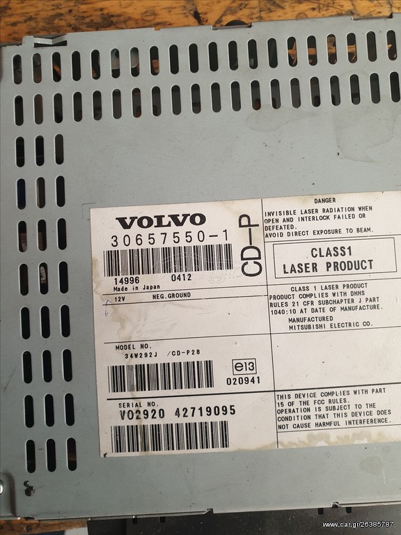 Volvo XC 90 CD PLAYER 