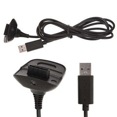 USB Charging Adapter Cable Φορτιστής Black - Xbox 360 Controller