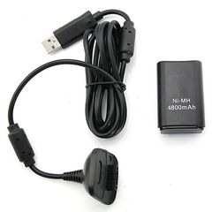 Μπαταρία με Φορτιστή Play & Charge Kit Battery Pack Black - Xbox 360 Controller