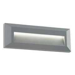 Aca Lighting Led Slim Επιτοίχια Απλίκα 2W 3000K 230V IP65 - Γκρί