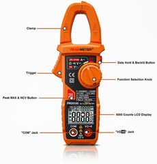 PM2018S Portable Smart AC Digital Clamp Meter Multimeter-thumb-1