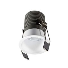 LED SPOT χωνευτό 12W 3000K θερμό φως 1200lm σε λευκό χρώμα