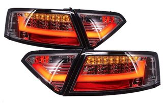 ΦΑΝΑΡΙΑ ΠΙΣΩ LED AUDI A5 8T Light Bar Design (2007-2011) Red/Smoke