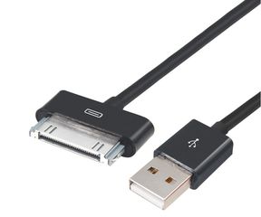 POWERTECH Καλώδιο USB 2.0 σε iPad & iPhone 4/4S CAB-U023, μαύρο, 1m