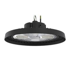 Καμπάνα βιομηχανική LED SMS UFO 220-240V 200W με ενδιάμεσο χρώμα φωτός 4000k 36000lm σε μαύρο χρώμα IP65