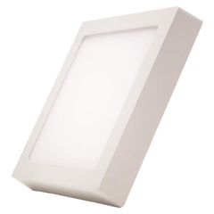 Φωτιστικό τετράγωνο επίτοιχο led slim 225x225 24W σε θερμό φως 3000K λευκό χρώμα plus