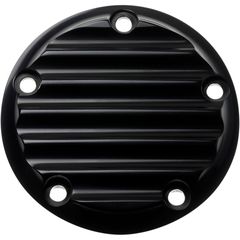 ΚΑΠΑΚΙ ΜΟΤΕΡ POINT COVER 5 HOLE FINNED BLACK ΓΙΑ 99-17 TWIN CAM 