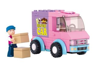 SLUBAN Τουβλάκια Girls Dream, Delivery Van M38-B0520, 102τμχ