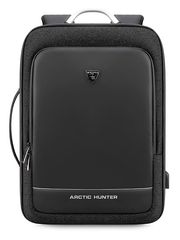 ARCTIC HUNTER τσάντα πλάτης B00227-BK με θήκη laptop, μαύρη
