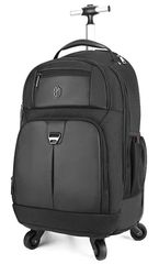 ARCTIC HUNTER τσάντα ταξιδίου LG1500165-BK τροχήλατη, θήκη laptop, μαύρη