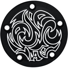 ΚΑΠΑΚΙ ΜΟΤΕΡ ARLEN NESS  POINT COVER 5-HOLE ENGRAVED BLACK ΓΙΑ 99-17 TWIN CAM MODELS 