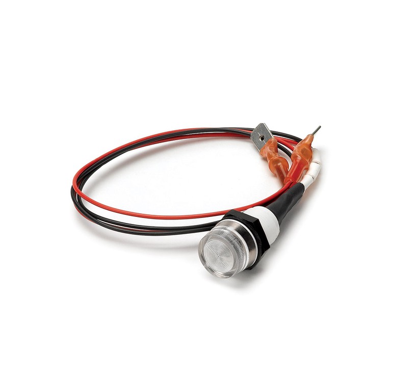 Stack Warning Light, Panel Mount, White