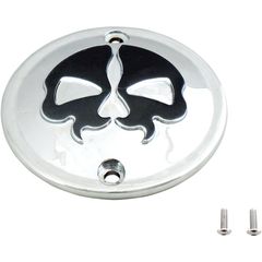 ΚΑΠΑΚΙ ΜΟΤΕΡ COVER POINTS 2-HOLE SPLIT SKULL CHROME ΓΙΑ 86-03 XL