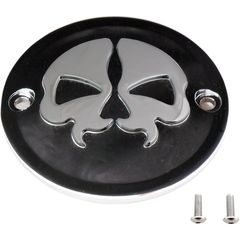 ΚΑΠΑΚΙ ΜΟΤΕΡ COVER POINTS 2-HOLE SPLIT SKULL BLACK ΓΙΑ 04-20 XL