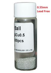 Solder Balls 0.55mm, Lead Free, 25k