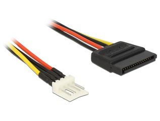 DELOCK Καλώδιο ρεύματος από 4pin floppy σε SATA, 0.15m