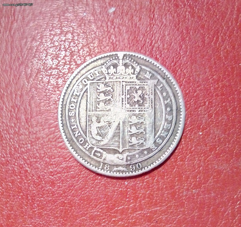 1 shilling  1890 ,  GREAT  BRITAIN