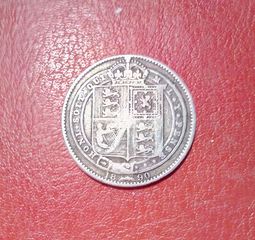 1 shilling  1890 ,  GREAT  BRITAIN