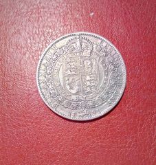 1|2  Crown  1891 , GREAT BRITAIN 