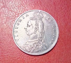 1|2  Crown  1891 , GREAT BRITAIN-thumb-1