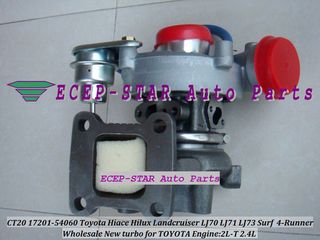 TOYOTA HIA-CE  HAILUX    2 L  T   96-2005 TURBINES  KOD 1720154060  TEM  1   XEMONT  NUM 53     TIM 399E   KOMPLE