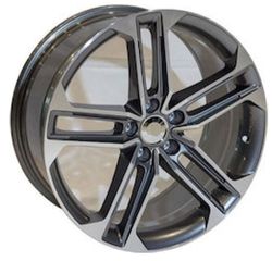 AUDI ΖΑΝΤΕΣ ΚΑΙΝΟΥΡΓΙΕΣ ΣΕΤ 8,5Χ19 5Χ112Κ ΕΤ42 ΜΑΥΡΟ ΜΑΤ ΚΑΙ ΔΙΑΜΑΝΤΕ ΑΝΘΡΑΚΙ