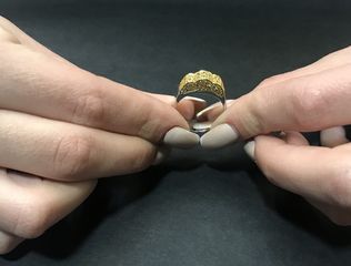 Δαχτυλιδι 18k με Μπριγιαν -thumb-7