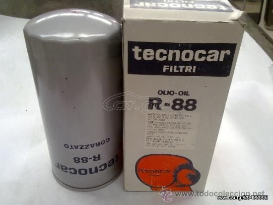 TECNOCAR R 88 OIL FILTER FIAT AIFO FIAT ALLIS ΥΨΟΣ 23mm, ΕΞΩΤΕΡΙΚΗ ΔΙΑΜΕΤΡΟΣ 17mm,ΕΣΩΤΕΡΙΚΗ ΔΙΑΜΕΤΡΟΣ 11mm,  ΕΣΩΤΕΡΙΚΗ 2 67mm, ΣΠΕΙΡΩΜΑ 23"