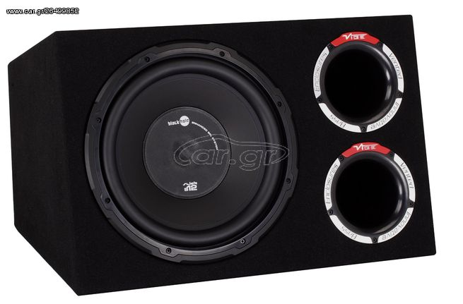 SLICKCBR12-V7: Slick 12 Inch Hybrid Vented Bass 1200w 400wrms Enclosure www eautoshop gr