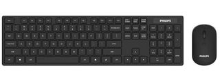 PHILIPS set ποντίκι & πληκτρολόγιο SPT6103, ασύρματο, αθόρυβο, μαύρο