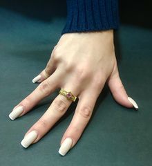 Δαχτυλιδι 18k με Μπριγιαν -thumb-1