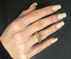 Δαχτυλιδι 18k με Μπριγιαν -thumb-4