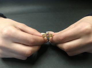 Δαχτυλιδι 18k με Μπριγιαν -thumb-5