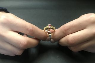 Δαχτυλιδι 18k με Μπριγιαν -thumb-6