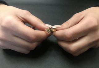 Δαχτυλιδι 18 k με Μπριγιαν-thumb-1