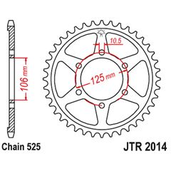 Γραναζι πισω 2014.50 FE SPROCKETS FE1962.50 50Δ - (10110-770)