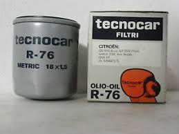 TECNOCAR R 76 OIL FILTER CITROEN GS 1200-CITROEN GSA,FORD ΥΨΟΣ 80mm ΕΞΩΤΕΡΙΚΗ ΔΙΑΜΕΤΡΟΣ 76mm ΔΙΑΜΕΤΡΟΣ ΣΤΕΓΑΝΟΠΟΙΙΣΗΣ 72mm