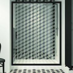 Orabella Energy Black - Καμπίνα Από Τοίχο Σε Τοίχο Μαύρη (96-100x190 cm)