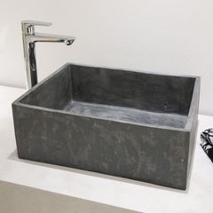 Rock Anthracite 52 x 38 - Πέτρινος νιπτήρας